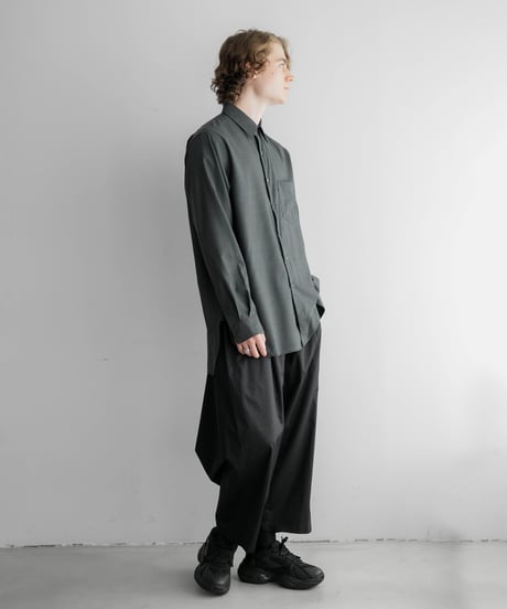 COATING Supima Cotton WIDE SAROUEL UNCLE PANTS