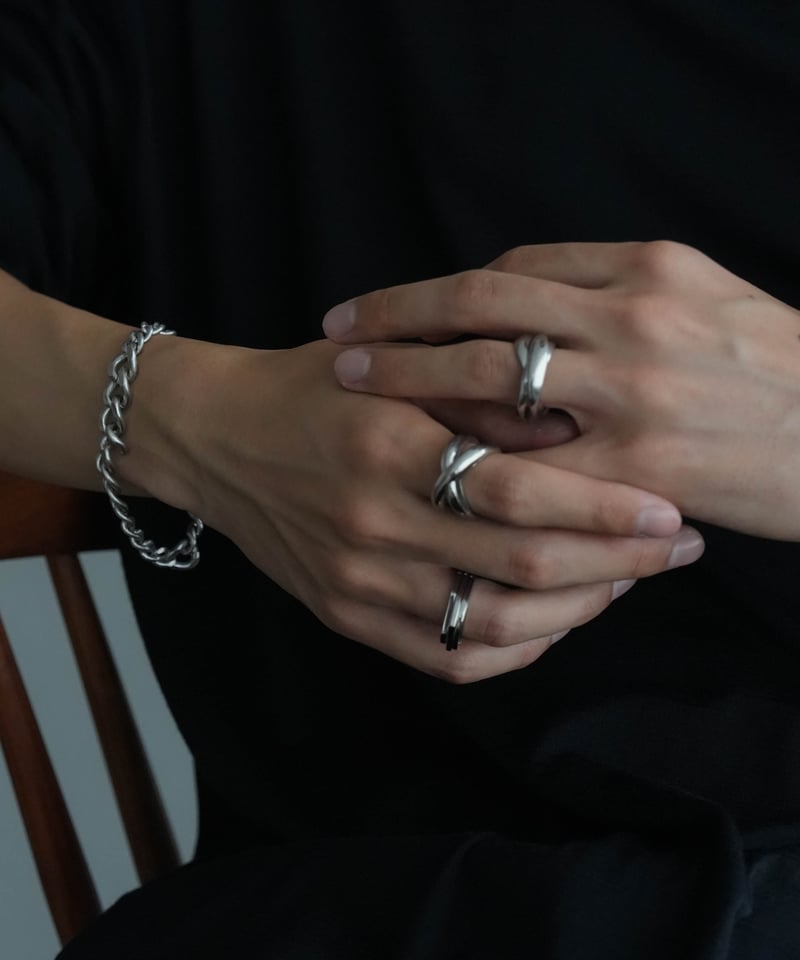 アクセサリー CTHY CROSS ROAD RING RHODIUM SILVER CROSS ROAD RING | CTHY