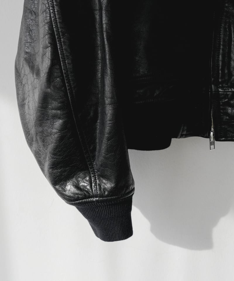 VINTAGE COW LEATHER BLOUSON | CTHY