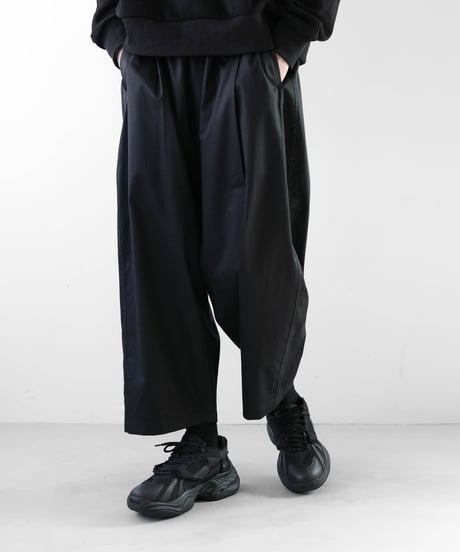 COATING Supima Cotton WIDE SAROUEL UNCLE PANTS