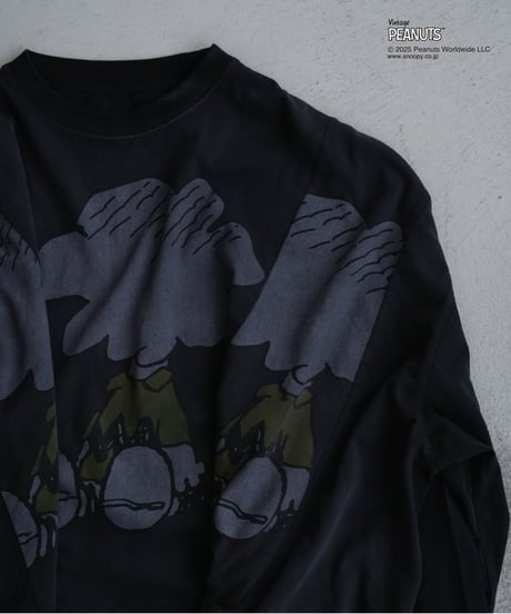 【CTHY+PEANUTSxDISCOVERED】PIGMENT DYED MOCKNECK CUTSEW