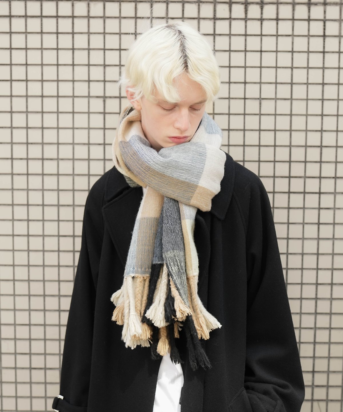 CTHY YAK WOOL FRINGE STOLE ヤクウールフリンジストール CTHY HIGH