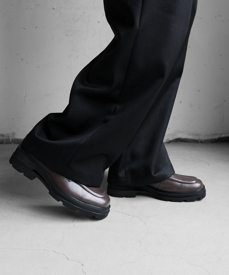 そ*う様 CTHY VEIN COWLEATHER LOAFERS EMBOSS CTHY＋VEIN】COW LEATHER LOAFERS [EMBOSSED / ANTI