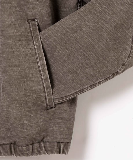 [VEIN27SS] SULFUR DYE DUCK DOUBLE-ZIP BLOUSON