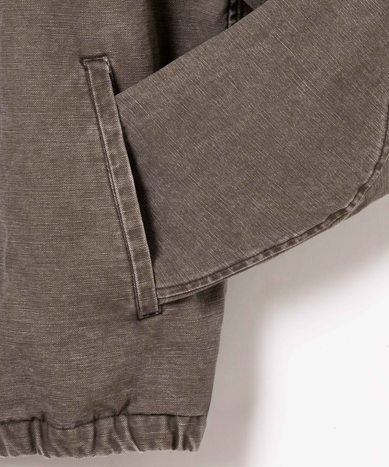 VEIN27SS] SULFUR DYE DUCK DOUBLE-ZIP BLOUSON |