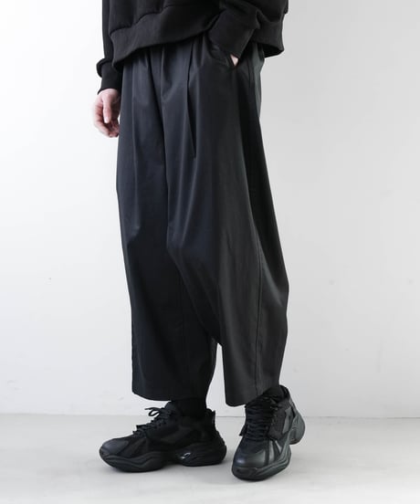 COATING Supima Cotton WIDE SAROUEL UNCLE PANTS