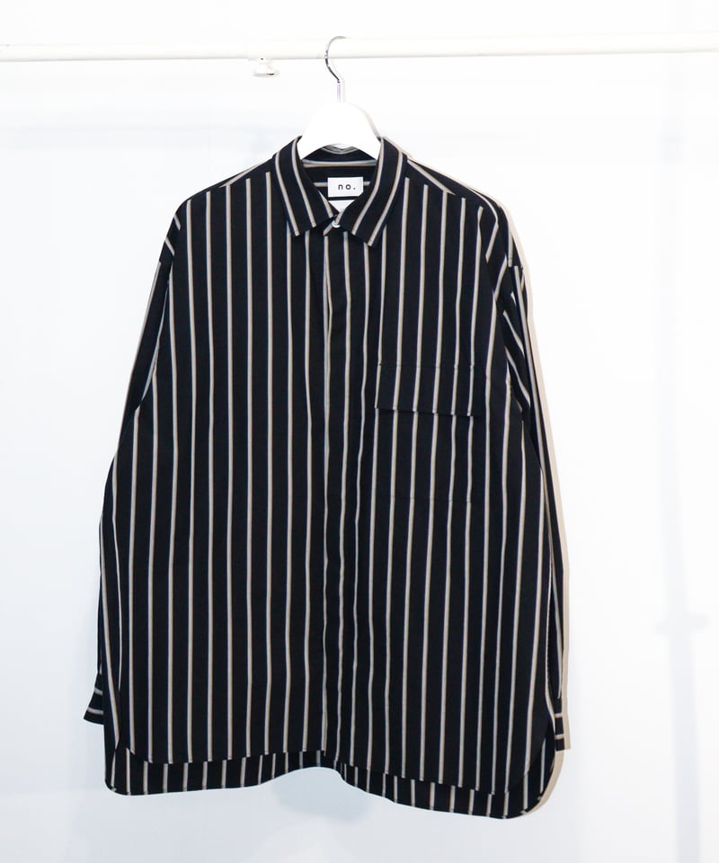 【RePLAY×no.】OVERSIZE STRIPE SHIRTS サイズ2 CTHY＋no.】OVERSIZE STRIPE SHIRTS | CTHY