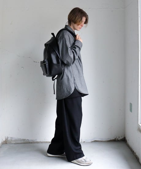 #03 WATERPROOF LEATHER BACKPACK