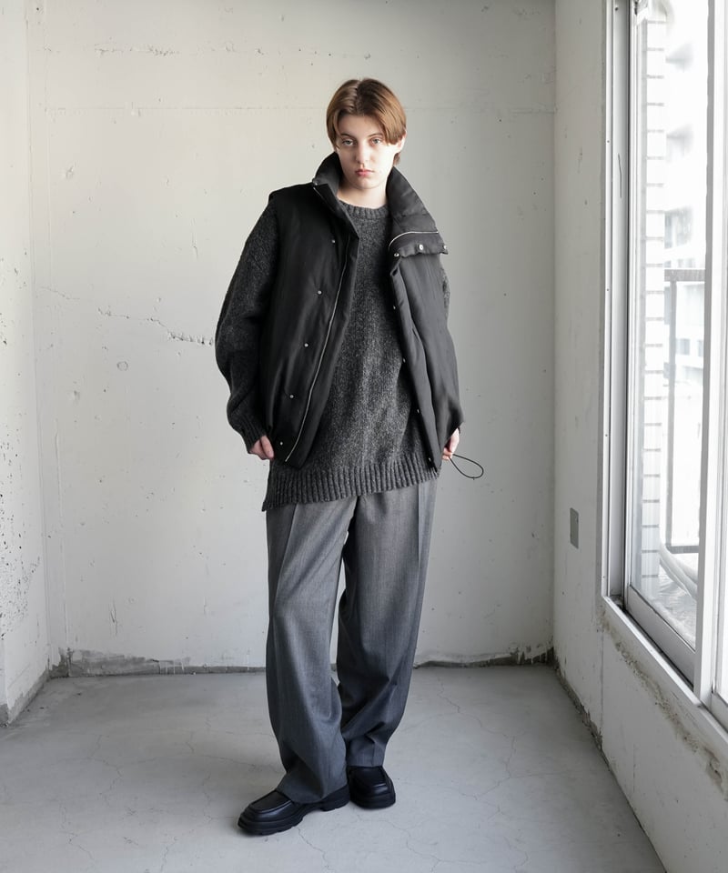 CTHY＋VEIN】PE WRINKLES TAFFETA DOWN VEST