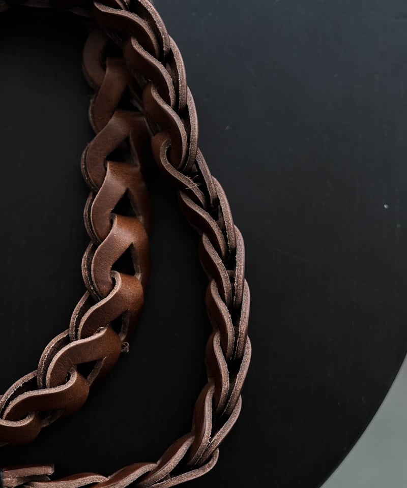 【CTHY】LUXURY MATERIAL CHAIN LONGベルト LUXURY MATERIAL CHAIN LONG BUTTERO LEATHER BELT