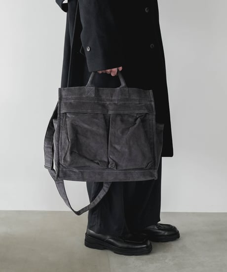 VINTAGE CORDUROY HELMET BAG