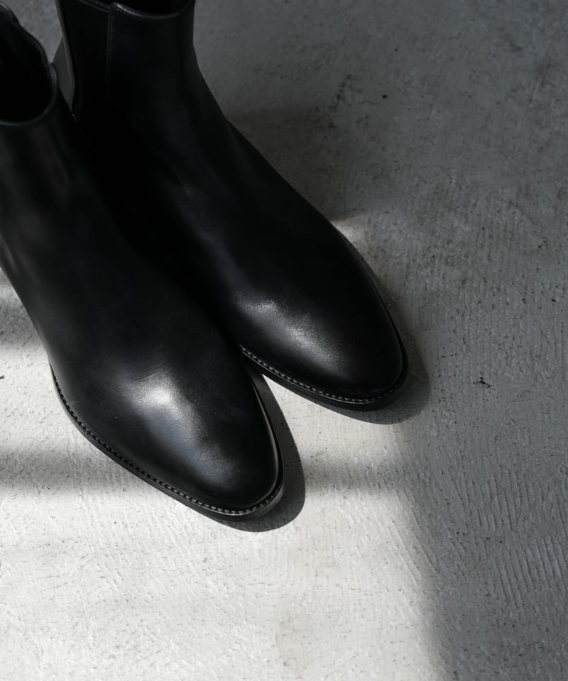 LUXURY MATERIAL LEATHER HEEL BOOTS by Annonay |