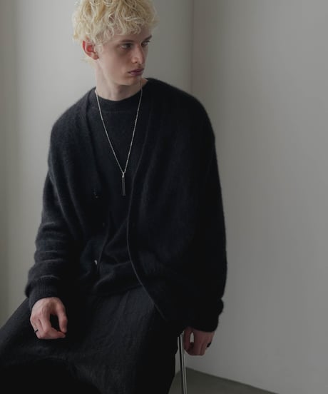 FOX SILK WOOL SHAGGY KNIT PULLOVER