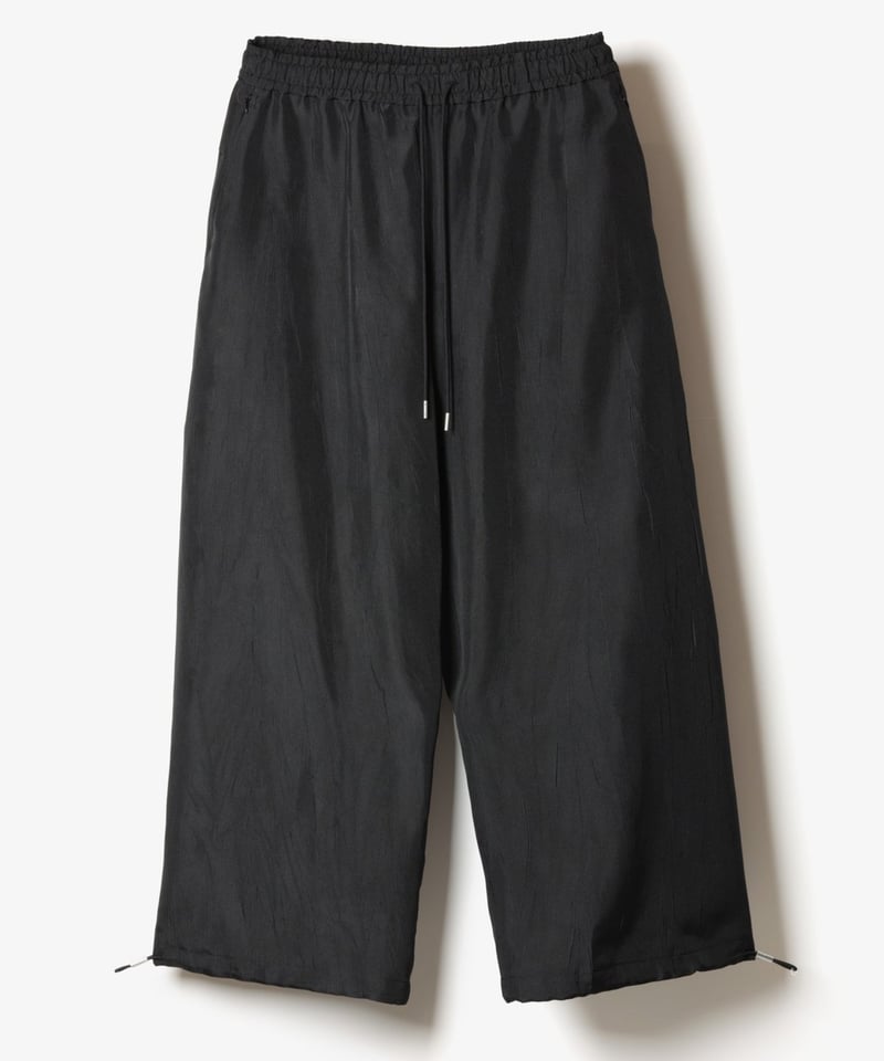CTHY+VEIN】PE WRINKLES TAFFETA TRACK WIDE PANTS CTHY+VEIN】PE WRINKLES TAFFETA TRACK WIDE PANTS