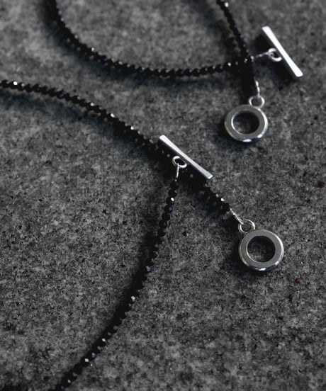 CTHY MANTEL NECKLACE “BLACK ONYX”