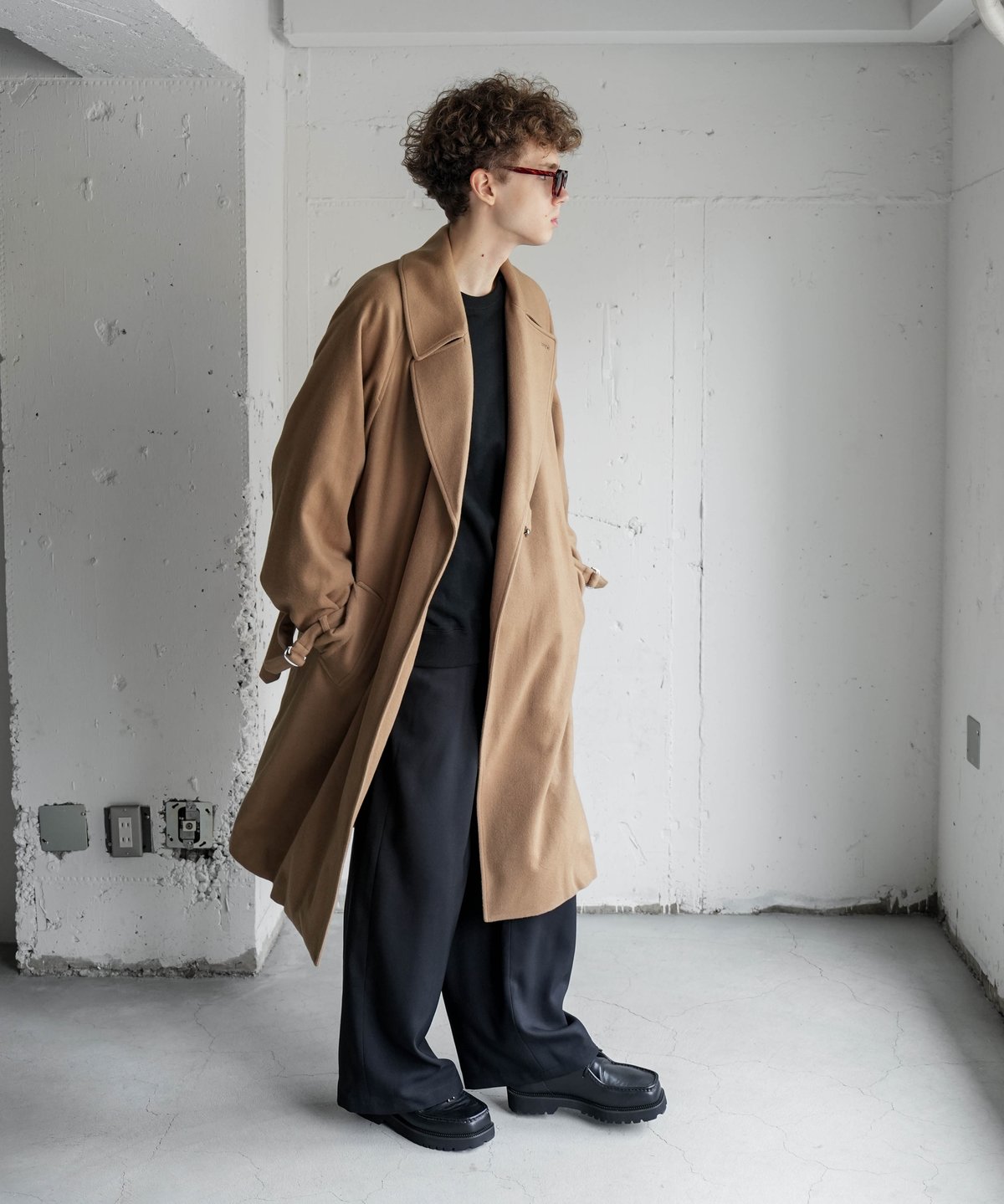 1000枚限定】ADRER tielocken long coat ブラックM 【公式通販】