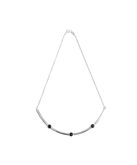 HIGH-END STONE SILVER NECKLACE
