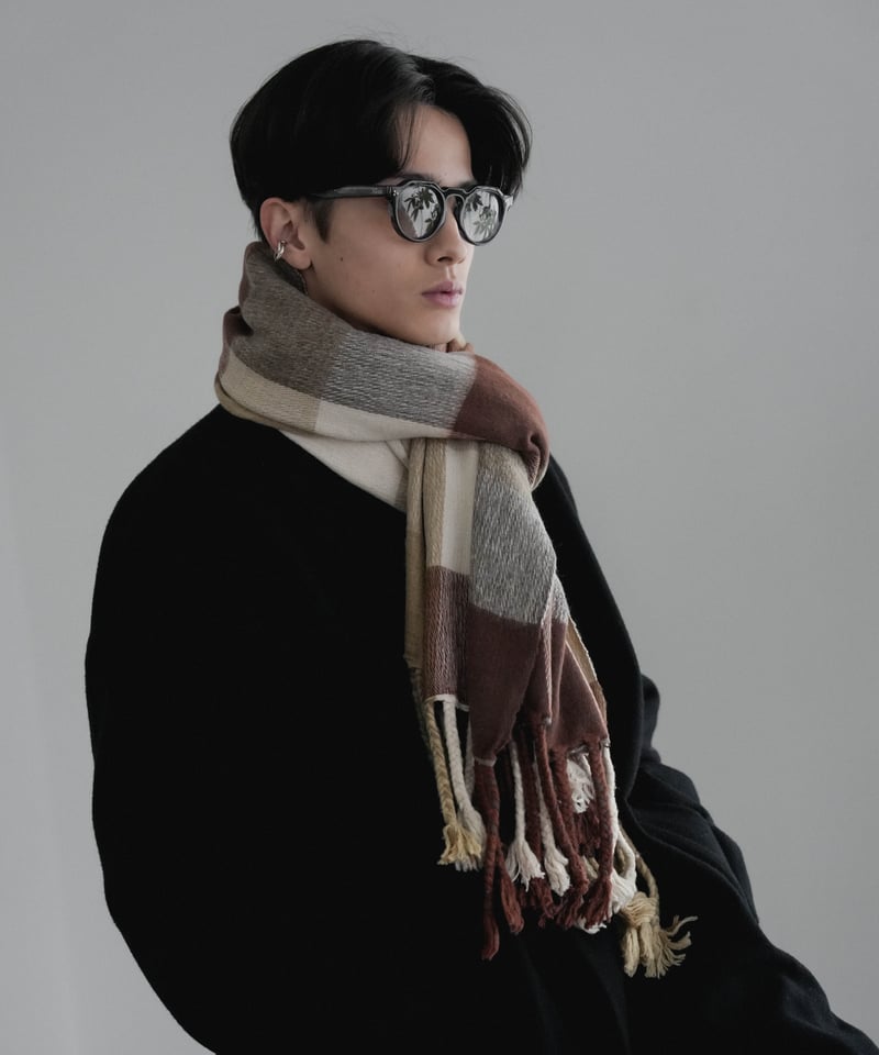 HIGH-END YAK WOOL FRINGE STOLE | CTHY