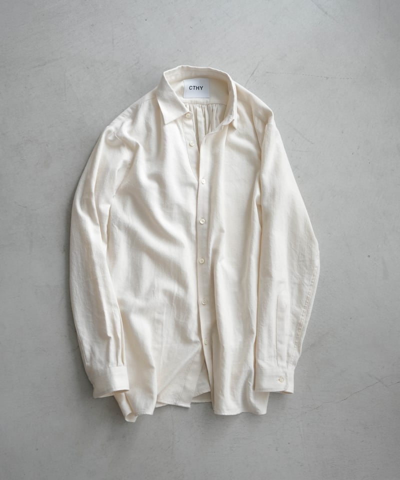 新品未使用　CTHY VINTAGE SILK NOIL SHIRT SIZE1 VINTAGE SILK NOIL SHIRT | CTHY