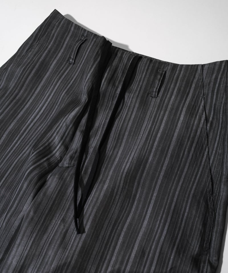 TROMPE-L'OEIL PLEATS WIDE PANTS | CTHY