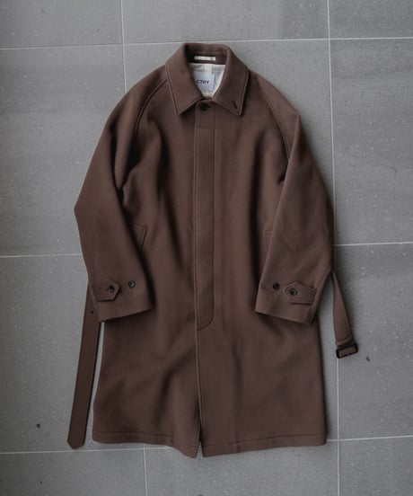 LUXURY MATERIAL BISHU LAMB WOOL SOUTIEN COLLAR COAT