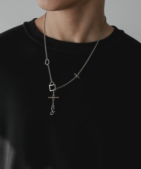 ALL CHARM LARIAT NECKLACE
