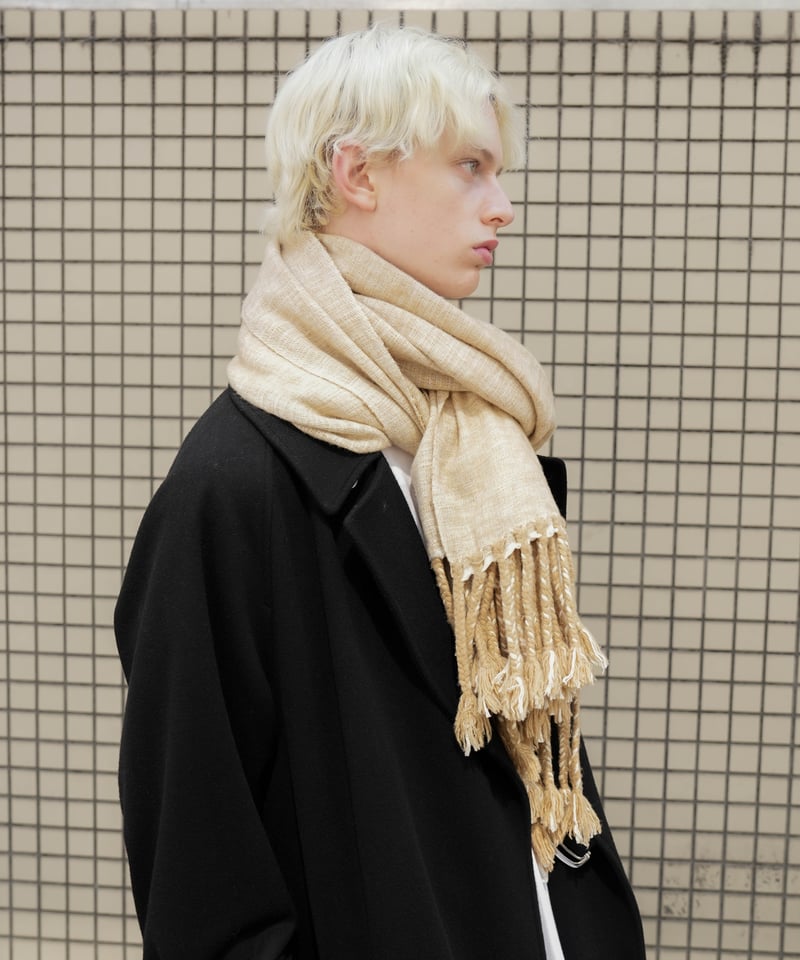 HIGH-END YAK WOOL FRINGE STOLE | CTHY