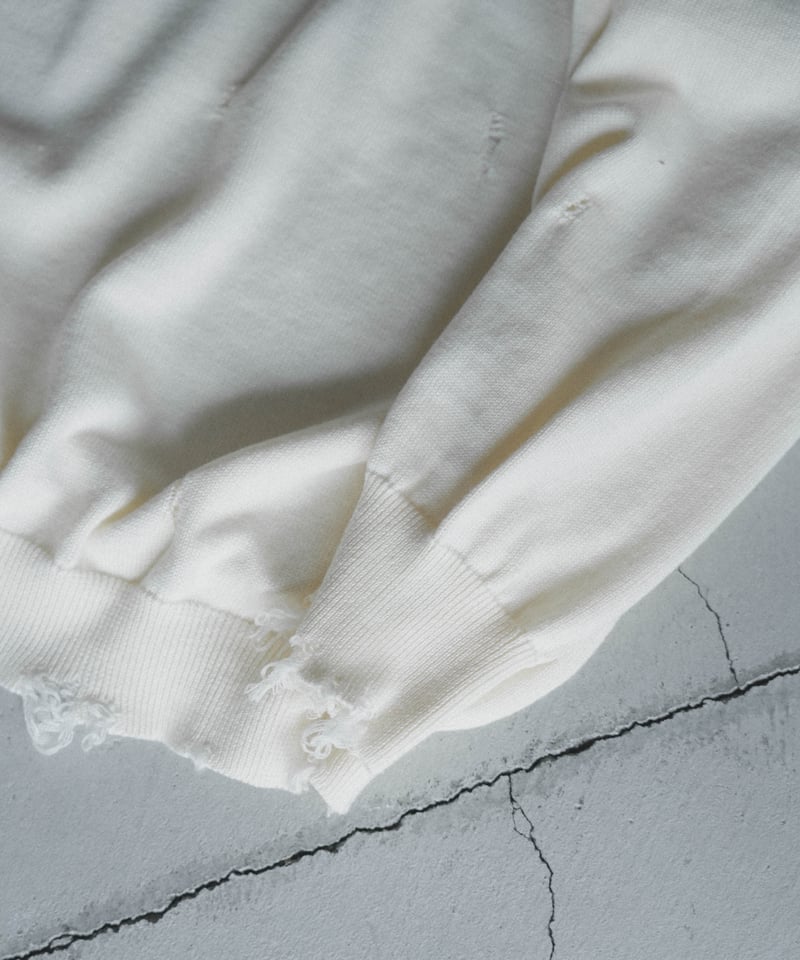 CTHY + mill】CRASH HENLEY NECK KNIT | CTHY CTHY + mill】CRASH HENLEY NECK KNIT | CTHY