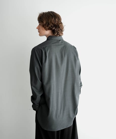 LUXURY MATERIAL CLASSIC SHIRT by Super140’s BISHU WOOL