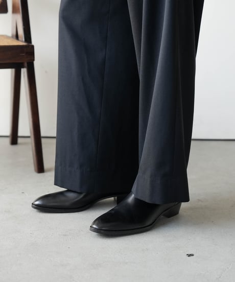 LUXURY MATERIAL LEATHER HEEL BOOTS by Annonay