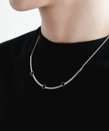 HIGH-END STONE SILVER NECKLACE