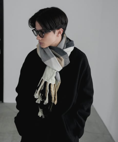 HIGH-END YAK WOOL FRINGE STOLE