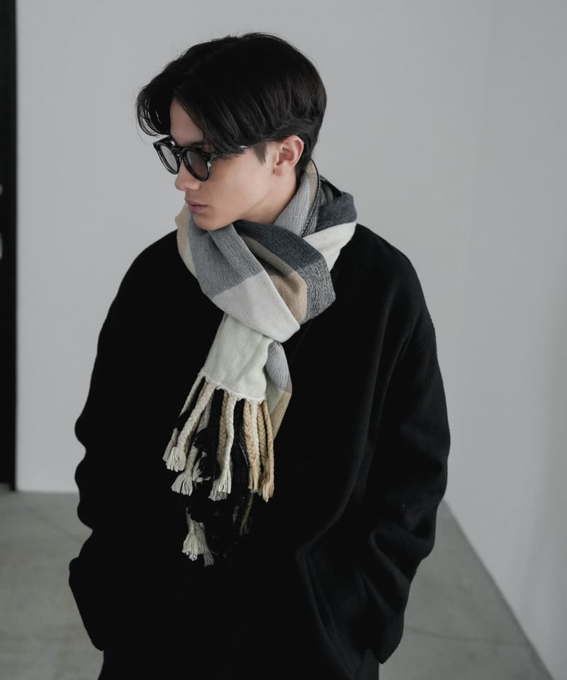 【CTHY】HIGH-END YAK WOOL FRINGE STOLE HIGH-END YAK WOOL FRINGE STOLE | CTHY
