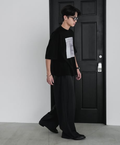 LUXURY MATERIAL SUVIN PLATINUM  H/S TEE 【LOOSE】