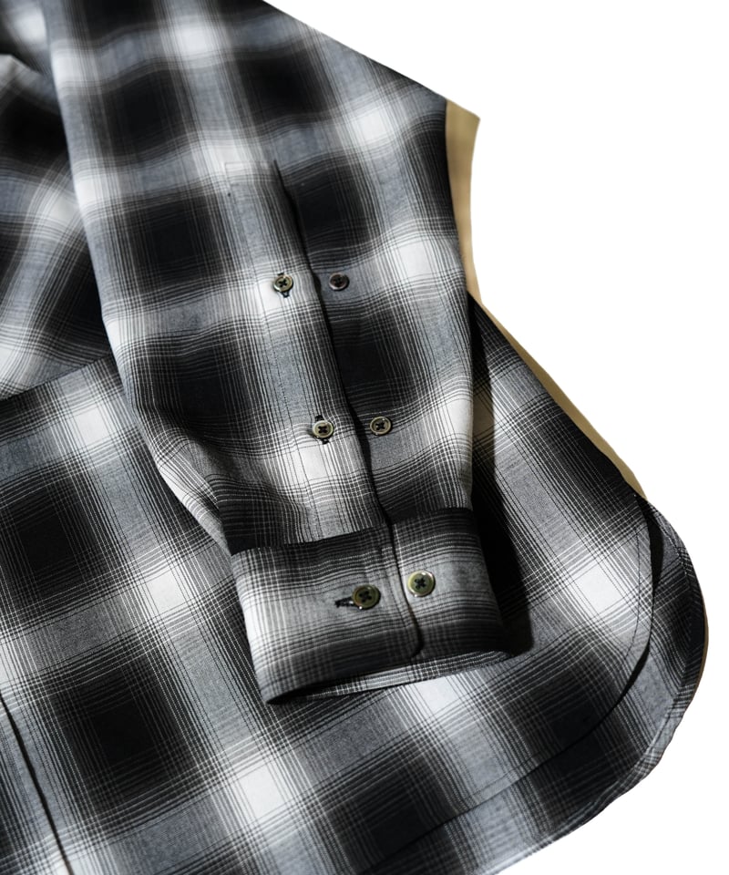 一時値下中CTHY＋no. OVERSIZE OMBRE CHECKSHIRTS CTHY＋no.】 OVERSIZE OMBRE CHECK SHIRTS | CTHY