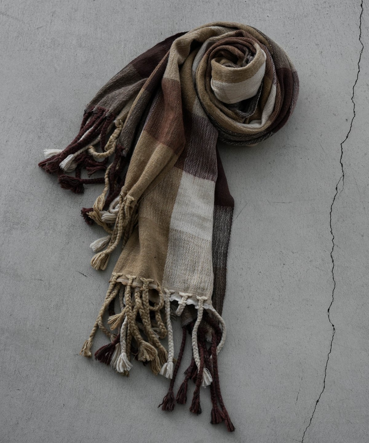HIGH-END YAK WOOL FRINGE STOLE | CTHY HIGH-END YAK WOOL FRINGE STOLE | CTHY