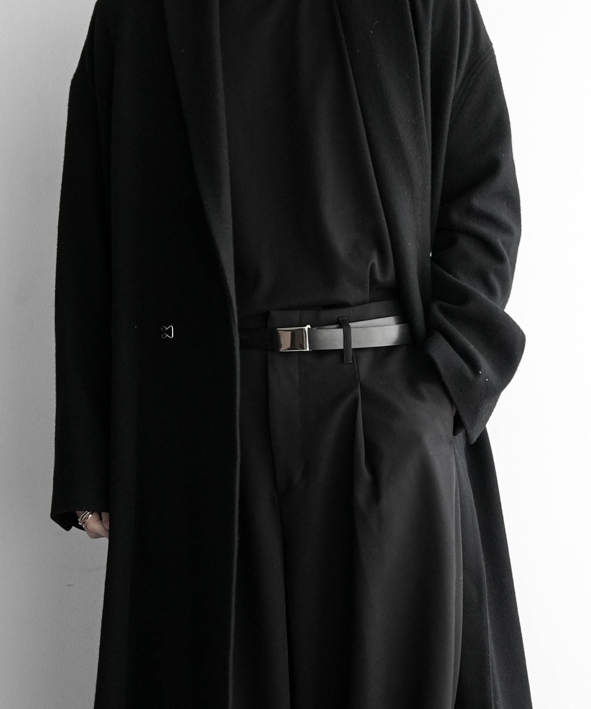 LUXURY MATERIAL BRIDLE LEATHER SLID BELT | CTHY