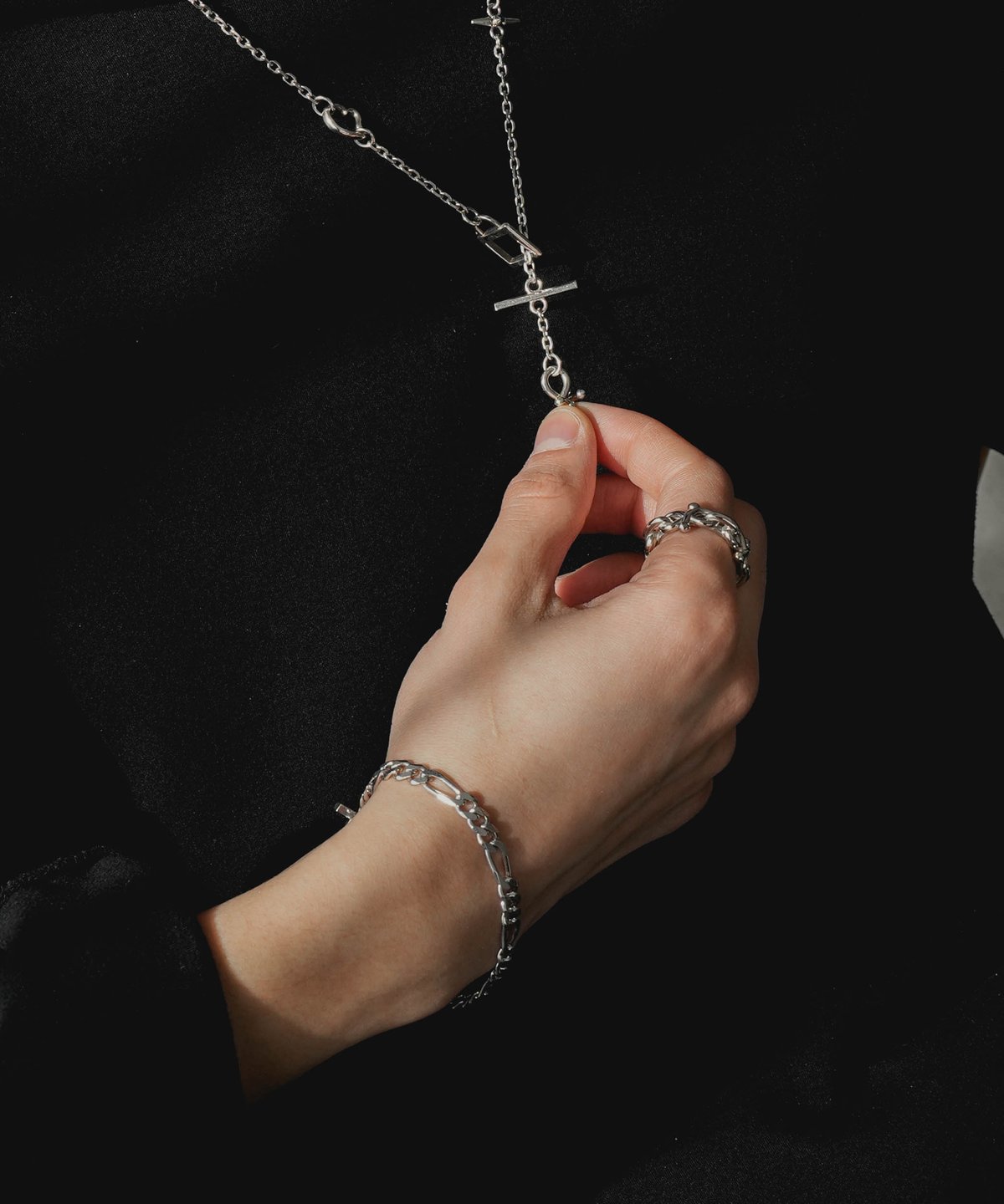 ALL CHARM LARIAT NECKLACE | CTHY
