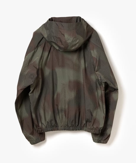 [VEIN27SS] BLURRED CAMO RIPSTOP DOUBLE-ZIP ANORAK BLOUSON