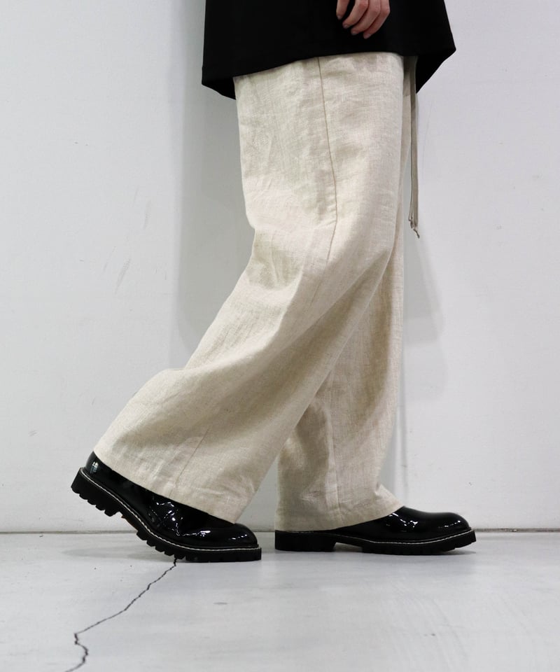 VINTAGE LINEN WIDE SLACKS | CTHY