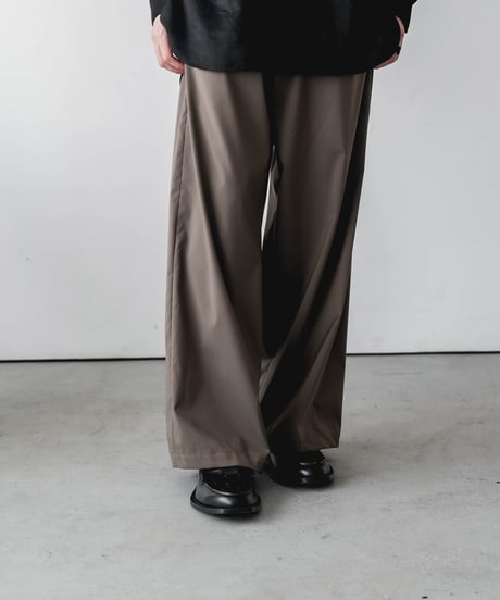 LUXURY MATERIAL Super120’s BISHU WOOL JEWEL TROUSERS