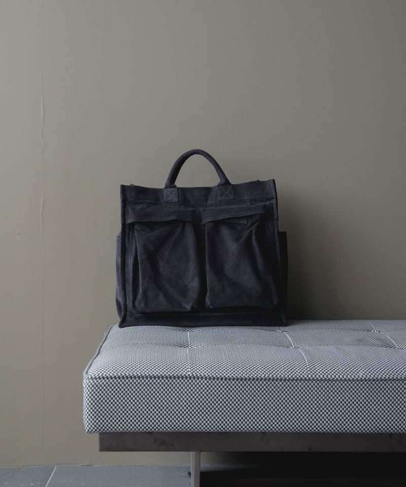 VINTAGE CORDUROY HELMET BAG | CTHY