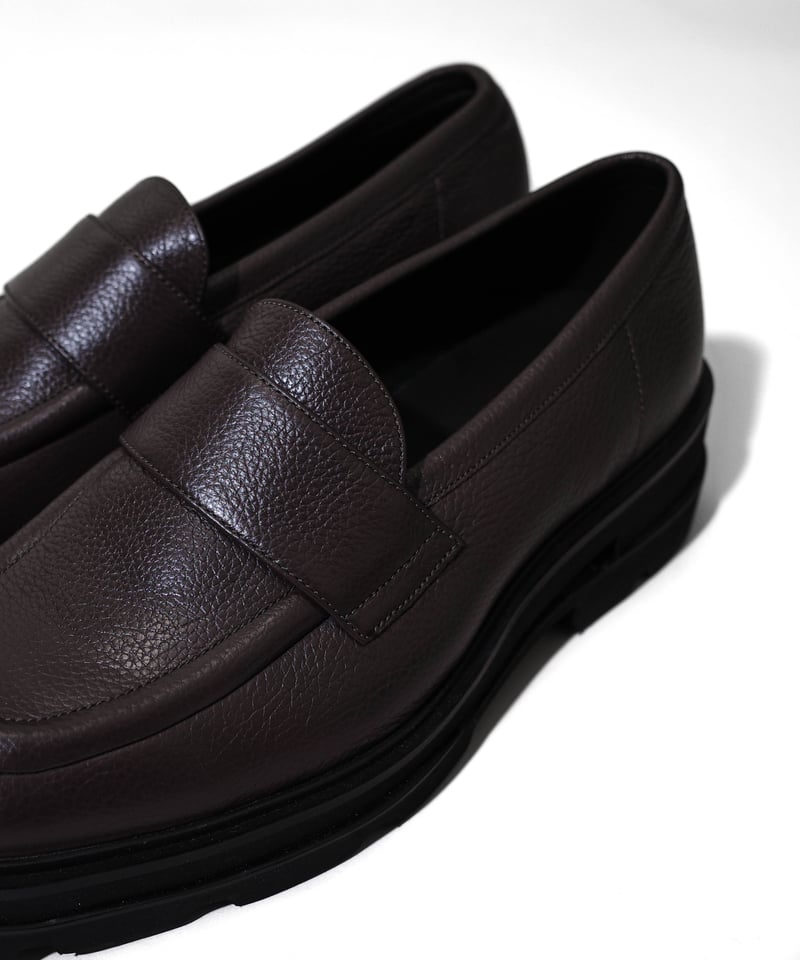 【CTHY＋VEIN】EMBOSSED COW LEATHER LOAFERS CTHY＋VEIN】COW LEATHER LOAFERS [EMBOSSED / ANTI