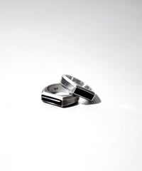 CTHY RING [BLACK AGATE]