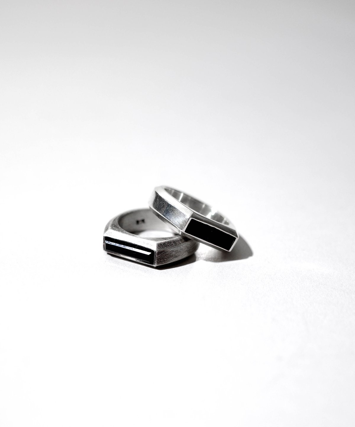 Shota様用】 CTHY RING [BLACK AGATE] 19号