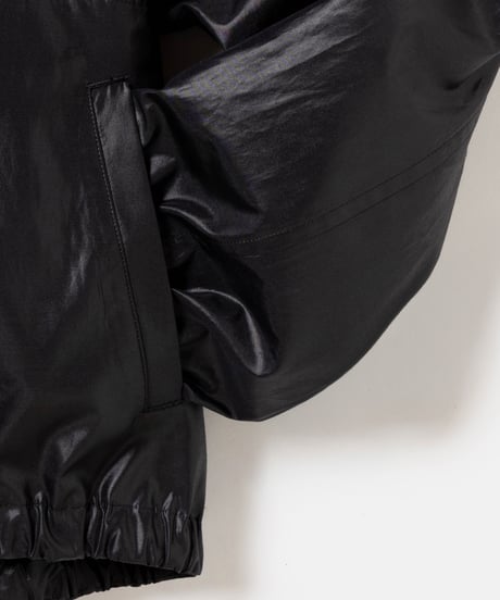 [VEIN27SS] T/C GLOSSY TAFFETA DOUBLE-ZIP ANORAK BLOUSON
