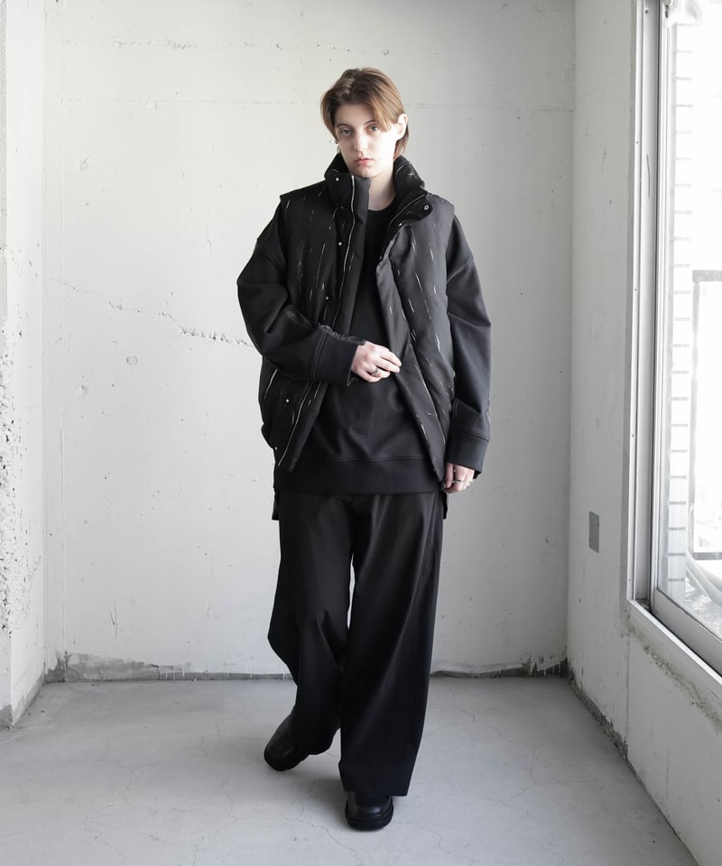 CTHY＋VEIN】PE WRINKLES TAFFETA DOWN VEST