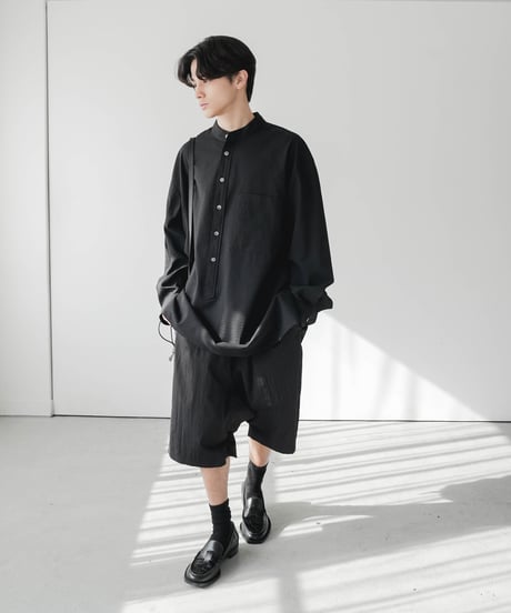 LUXURY MATERIAL LIMONTA ITALY SAROUEL HALF PANTS
