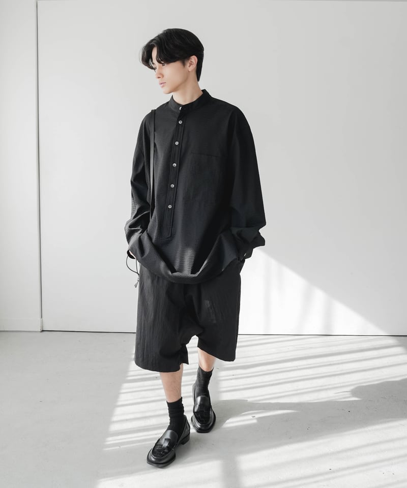 LUXURY MATERIAL LIMONTA ITALY SAROUEL HALF PANT