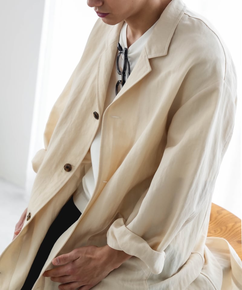 TENCEL WOOL ATELIER COAT | CTHY